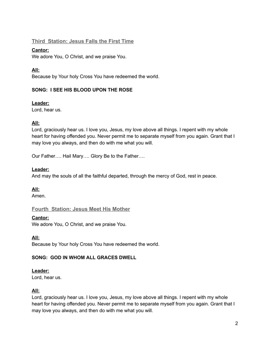 The Way Of The Cross (A Lenten Cantata) (Vocal Score) 4-Part scores gallery preview page 4