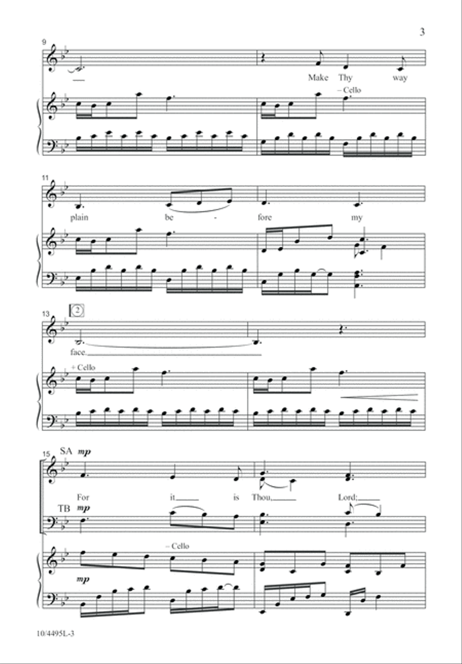 Lead Me, Lord Lead Me, Lord 4-Part scores gallery preview page 4