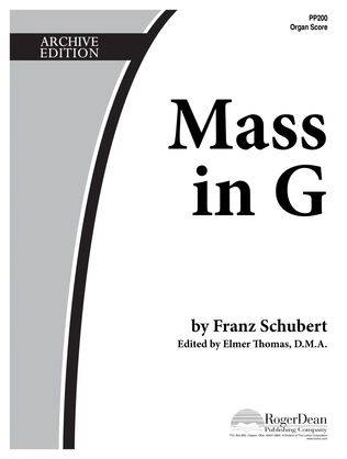 Mass in G - Organ Accompaniment