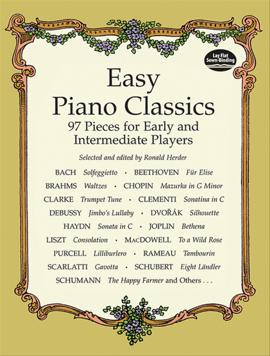Easy Piano Classics -- 97 Pieces for Early and Intermediate Players Easy Piano scores gallery preview page 1