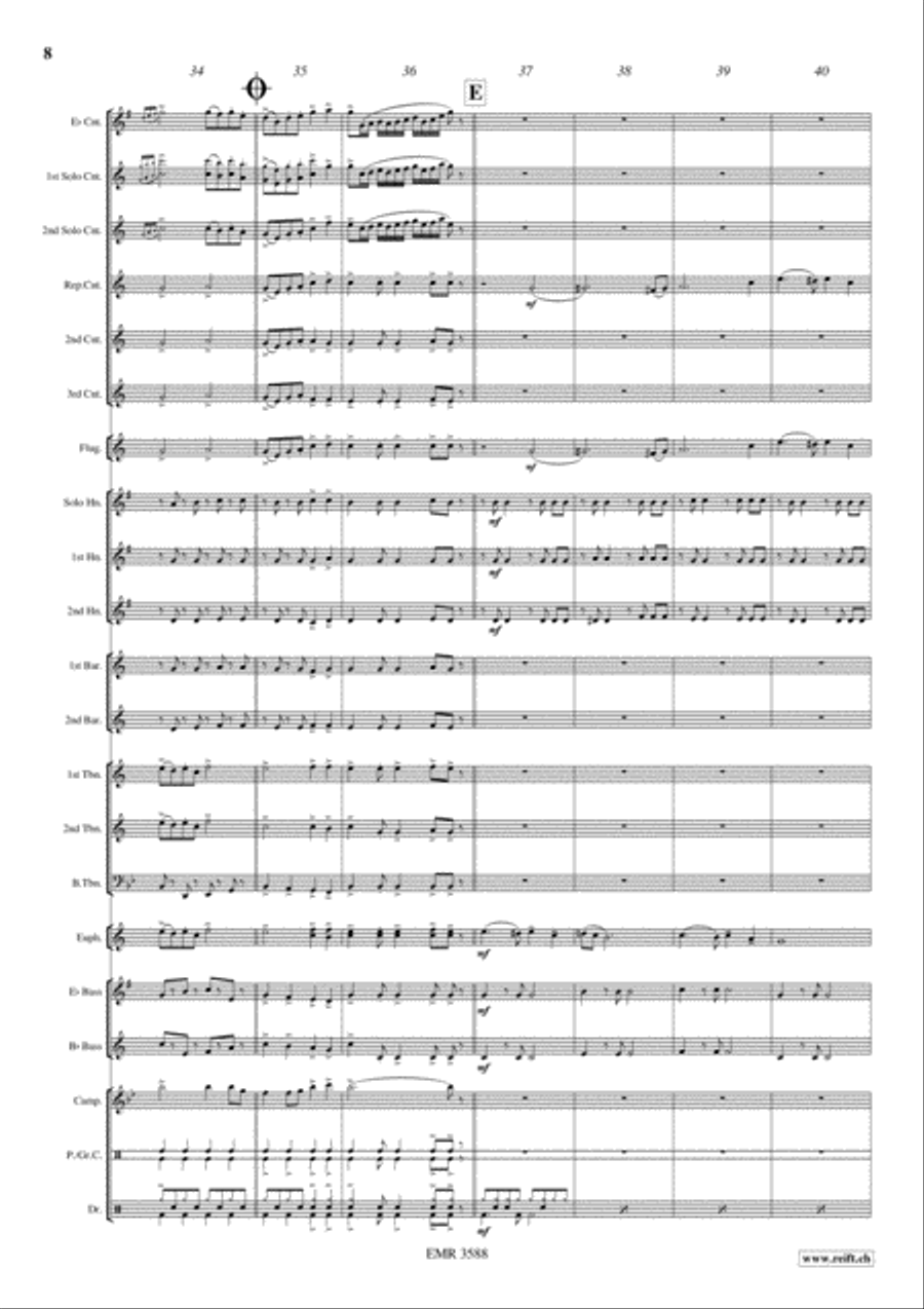 Hasty Start Hasty Start Brass Band scores gallery preview page 9