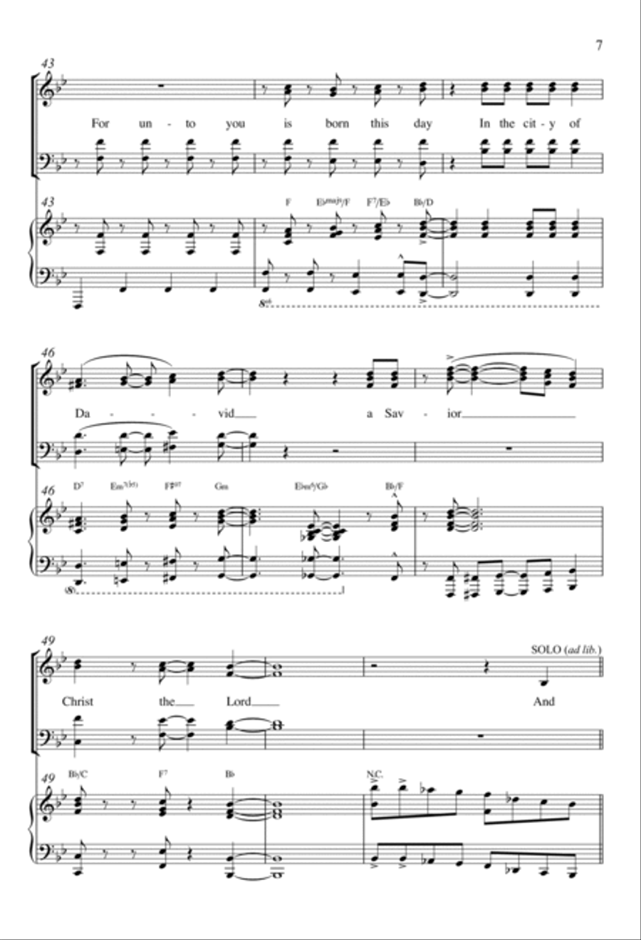 Glory to God in the Highest 4-Part scores gallery preview page 6