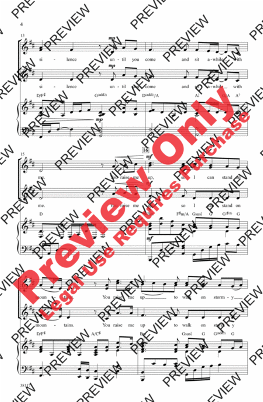 You Raise Me Up You Raise Me Up Women's Choir scores gallery preview page 15