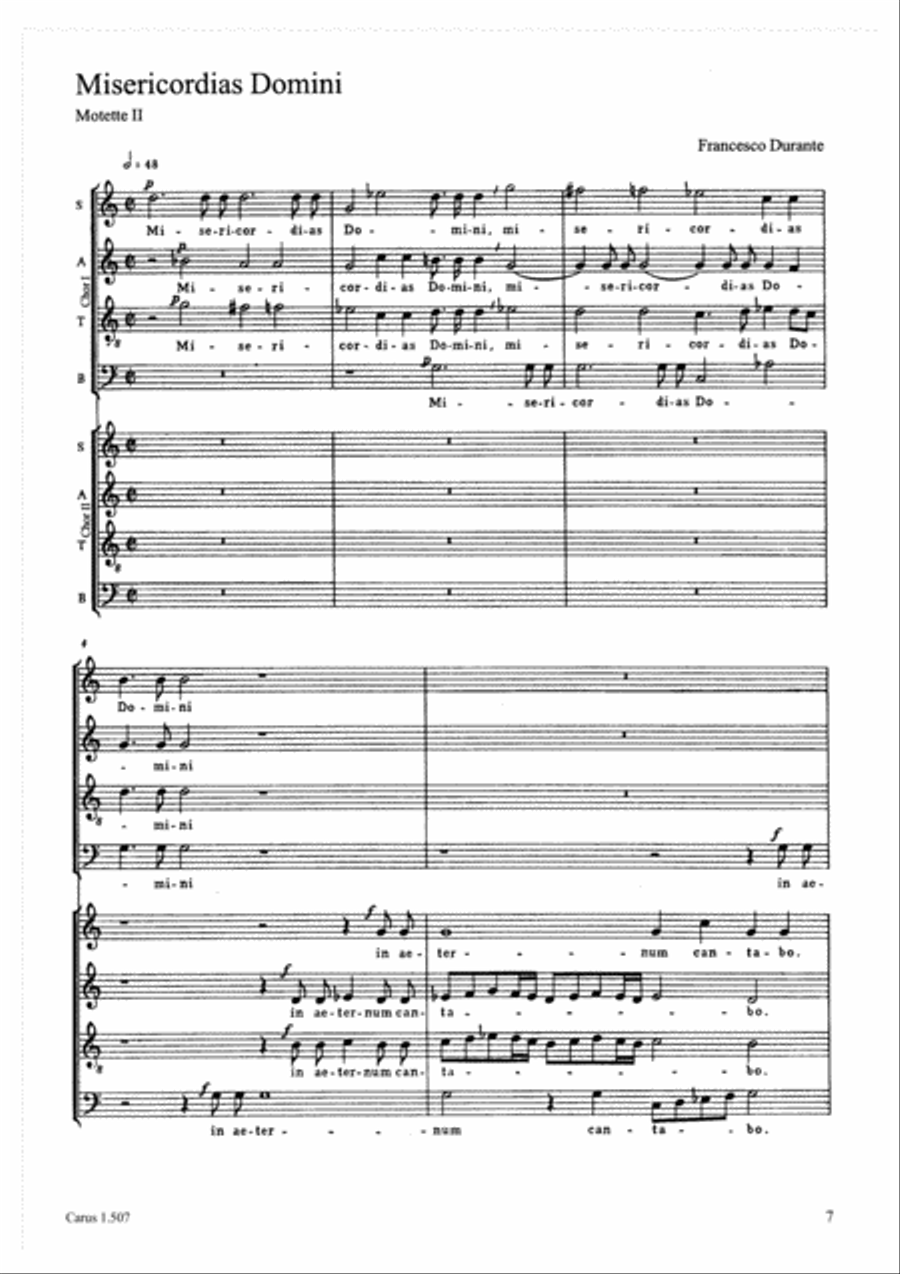 Misericordias Domini 4-Part scores gallery preview page 8