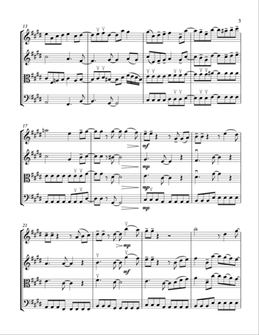 Torikago Torikago String Quartet scores gallery preview page 3