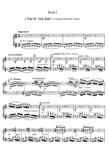 Etudes book1 - Claude Debussy 