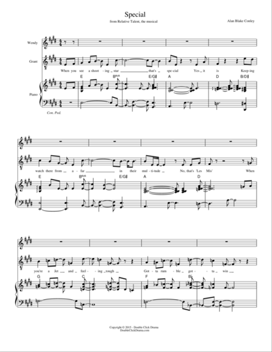 Special - Relative Talent, the musical Voice scores gallery preview page 1