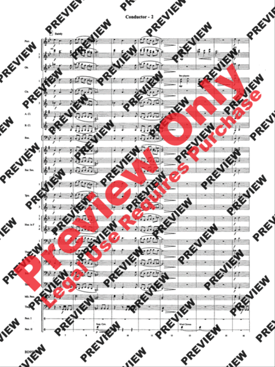 Twas in the Moon of Wintertime Concert Band scores gallery preview page 4