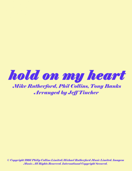 Hold On My Heart image number null