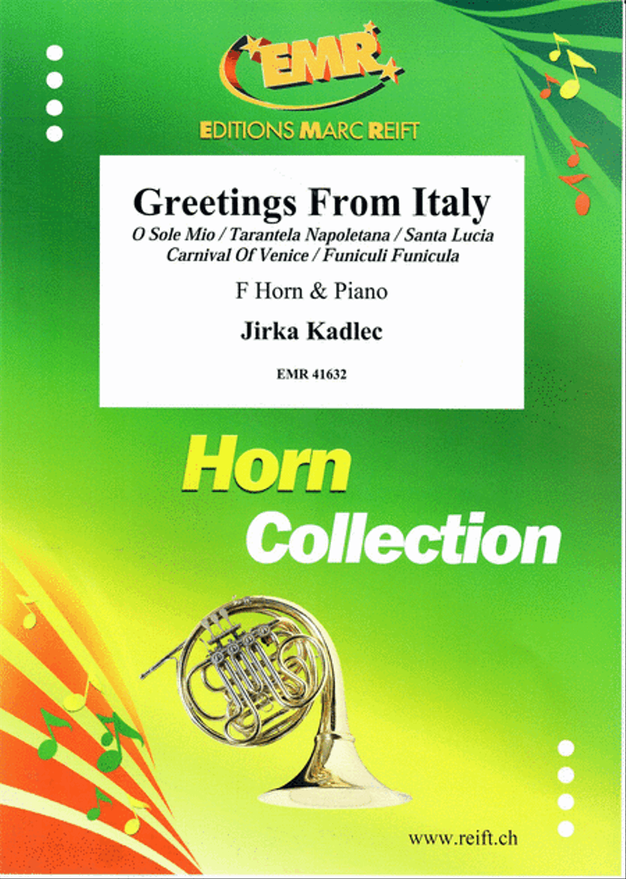 Greetings From Italy Horn scores gallery preview page 1