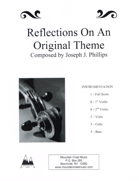 Reflections on an Original Theme-score
