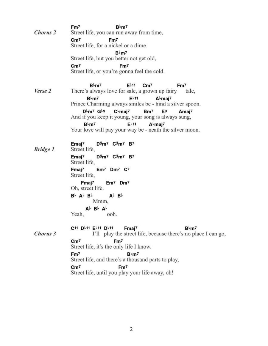 Street Life Street Life Acoustic Guitar scores gallery preview page 2