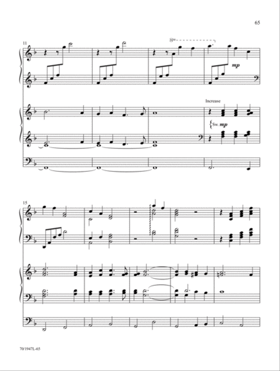 Begin the Song of Praise! Organ scores gallery preview page 27