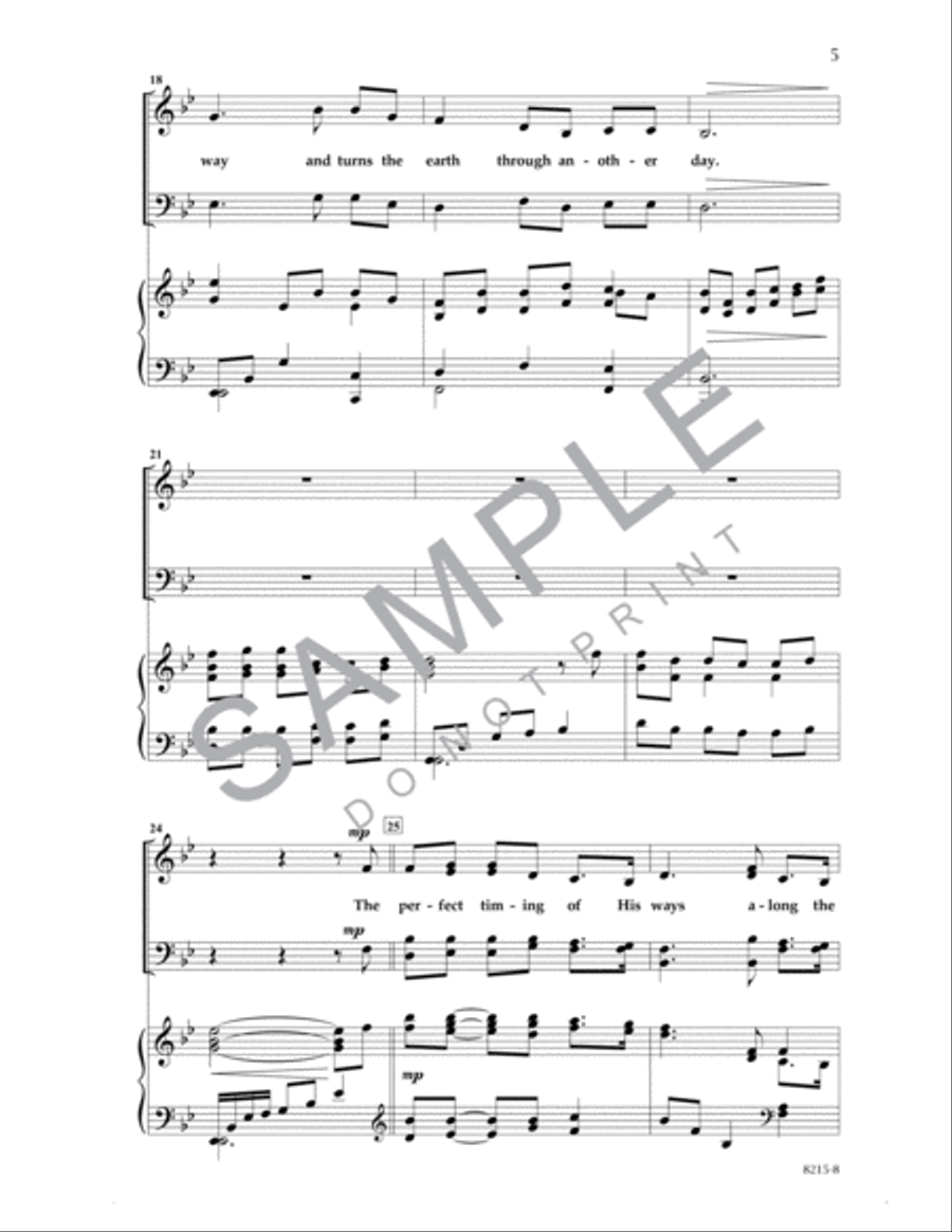 The Perfect Wisdom of Our God 4-Part scores gallery preview page 4