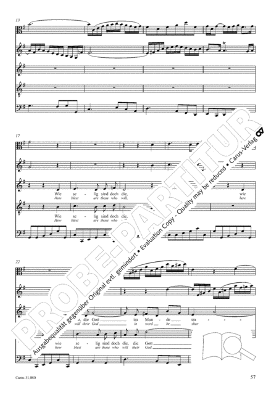 A mighty fortress is our God (Ein feste Burg ist unser Gott) 4-Part scores gallery preview page 58