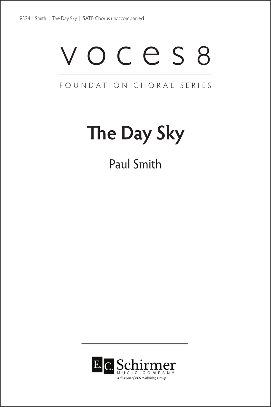 The Day Sky The Day Sky 4-Part scores gallery preview page 1