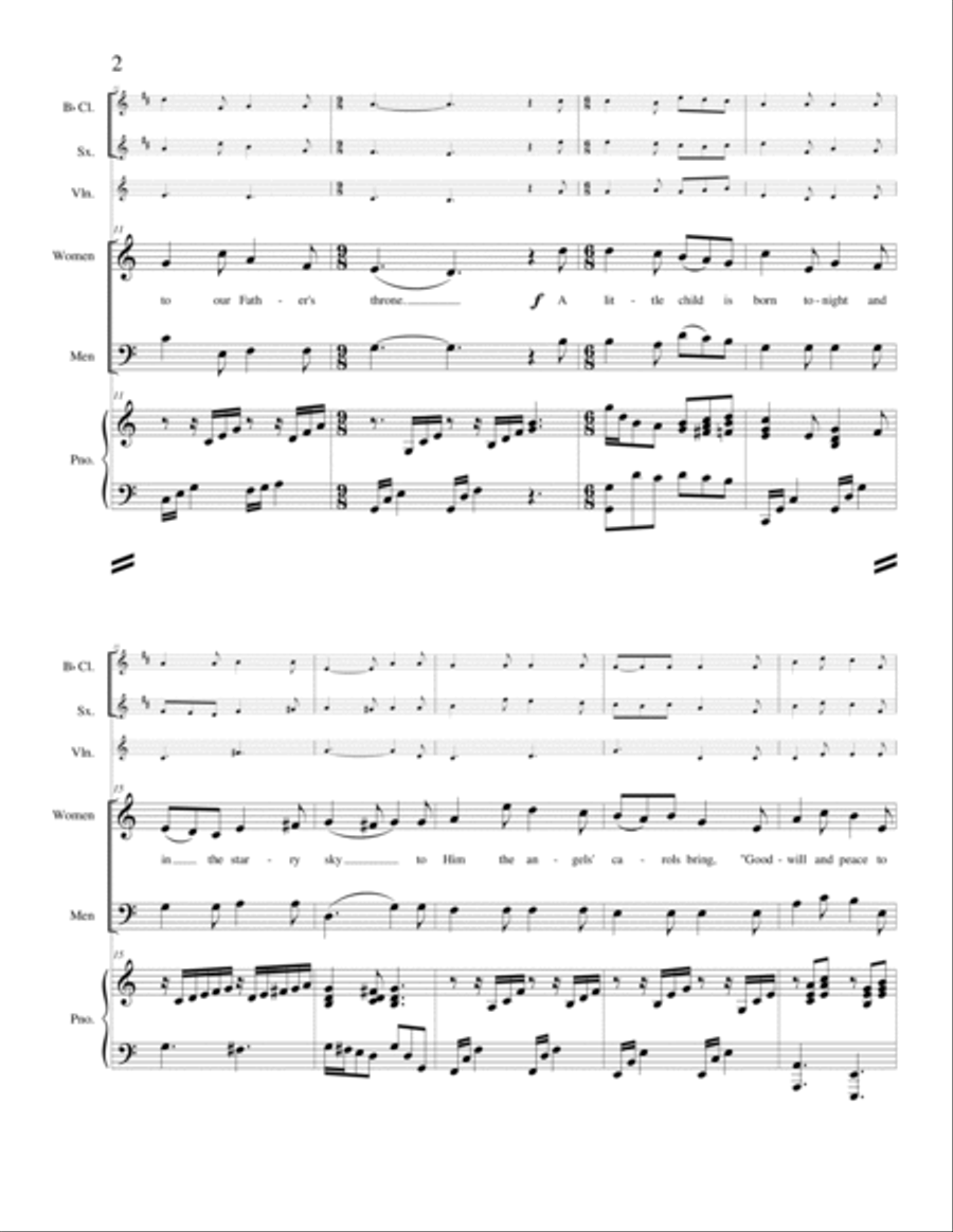 The Names of Christ At Christmas 3-Part scores gallery preview page 4