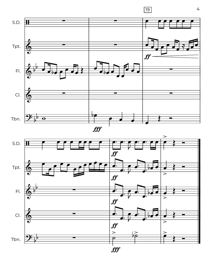 Amphibia - Inverted Amphibia - Inverted Small Ensemble scores gallery preview page 4