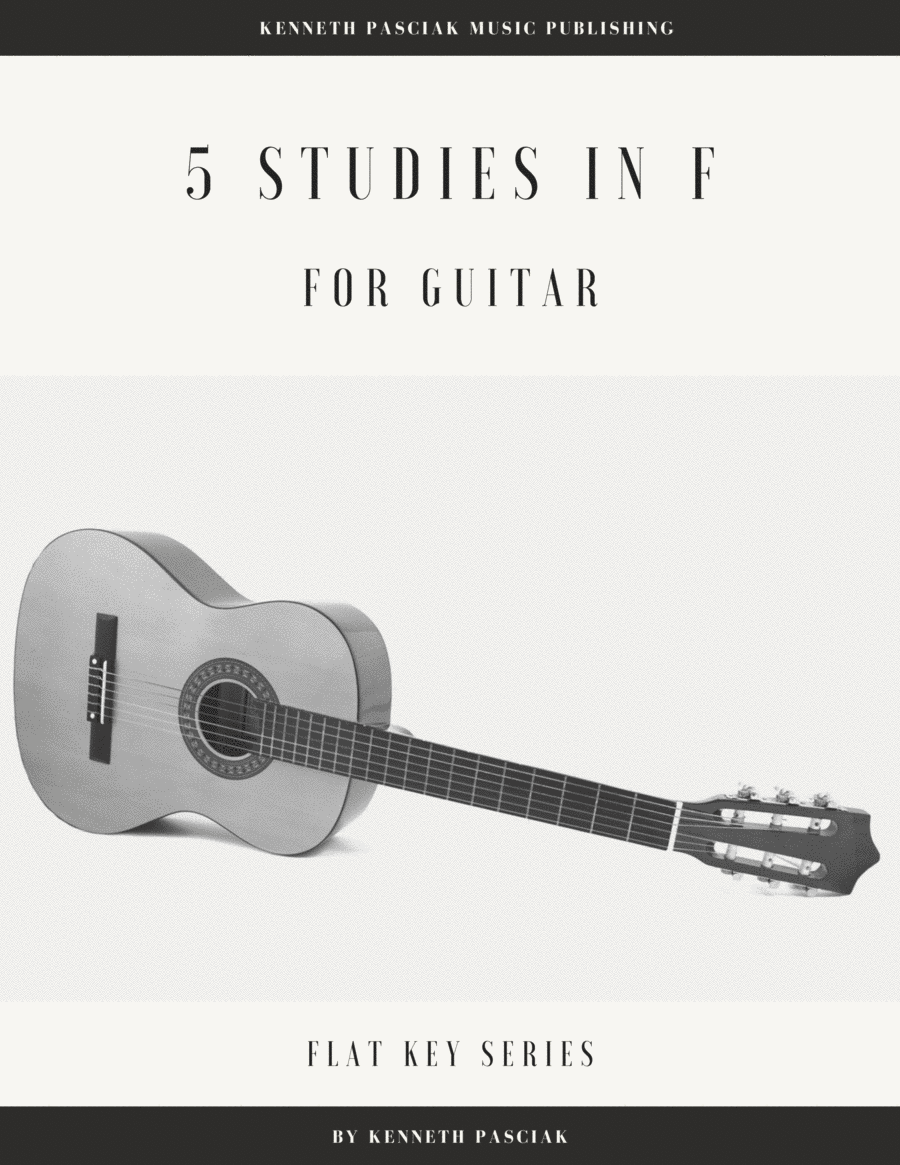 Five Studies in F Major for Guitar image number null