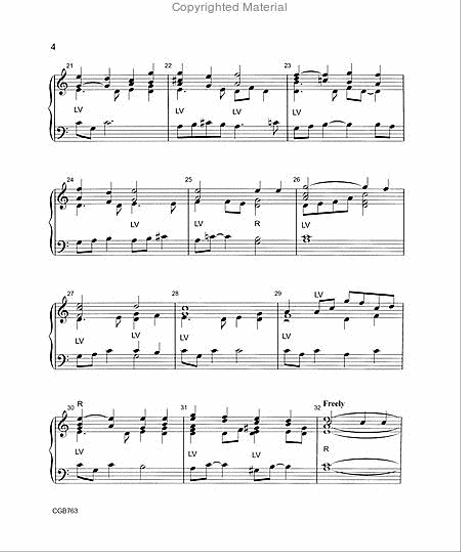 Meditation on Beautiful Savior (2 octaves) 2-Octaves scores gallery preview page 3