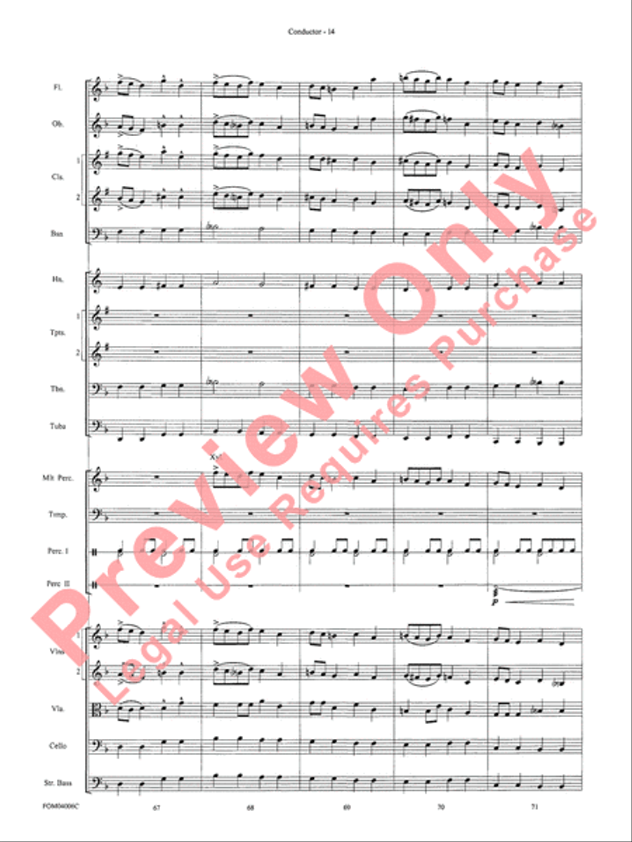Go West! (Medley) Full Orchestra scores gallery preview page 17