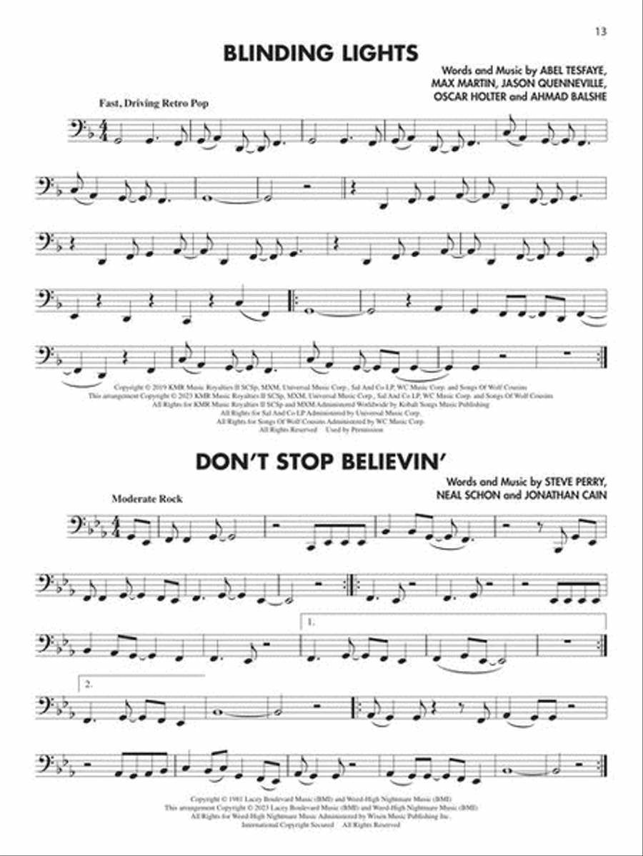 Essential Elements Pop Songs for Tuba Concert Band Methods scores gallery preview page 5