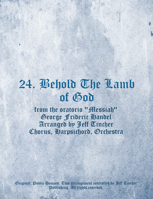 Book cover for 24. Behold The Lamb Of God