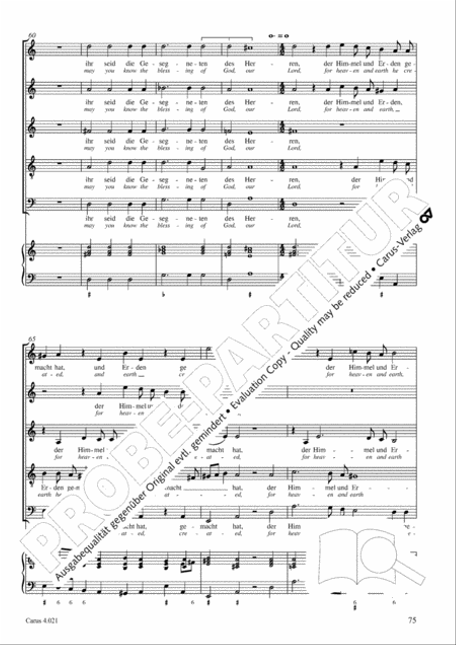 Schein: Israelsbrunnlein. Fontana d'Israel. Complete edition Choir scores gallery preview page 82