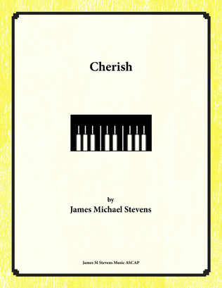 Book cover for Cherish - Piano Solo