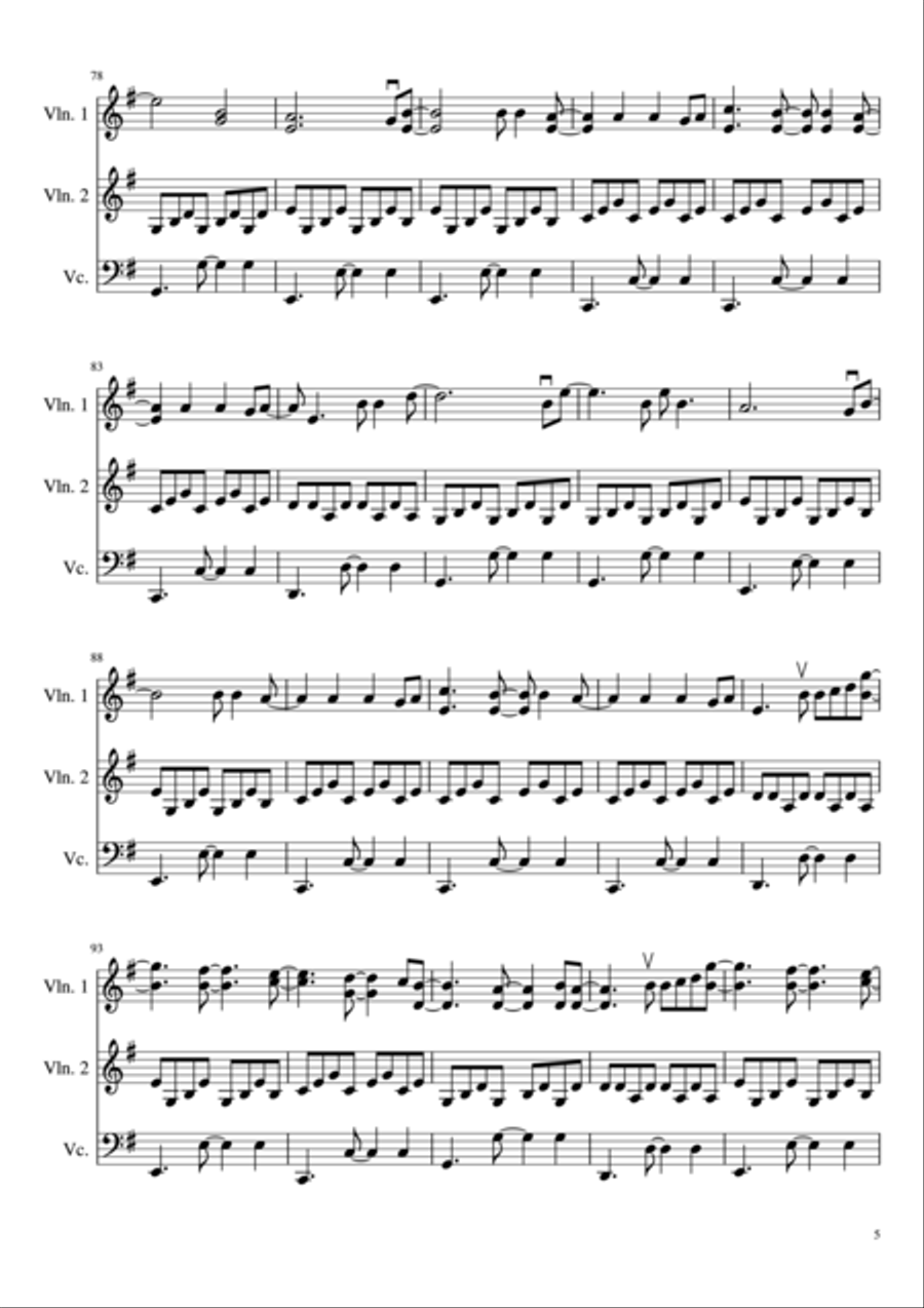 All Of Me All Of Me String Trio scores gallery preview page 6