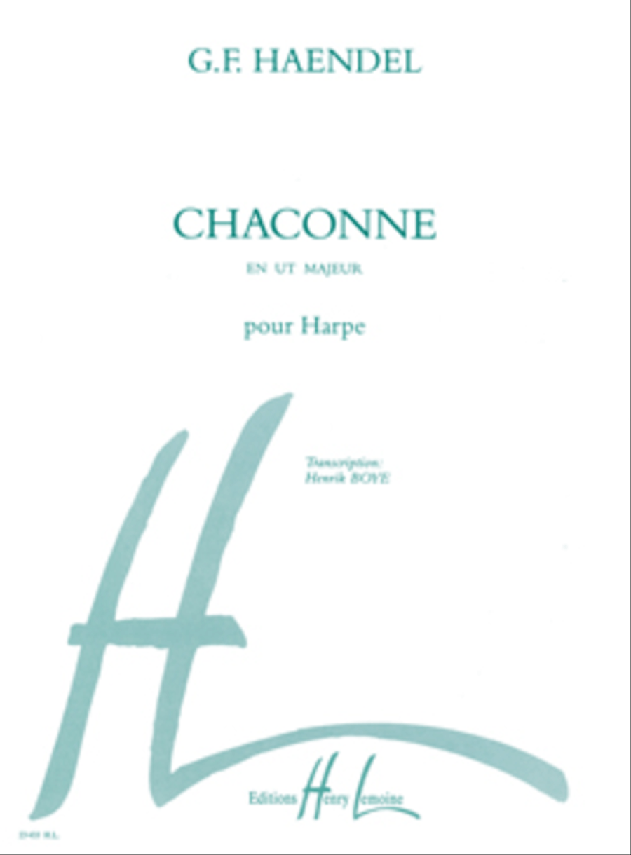 Chaconne Harp scores gallery preview page 1