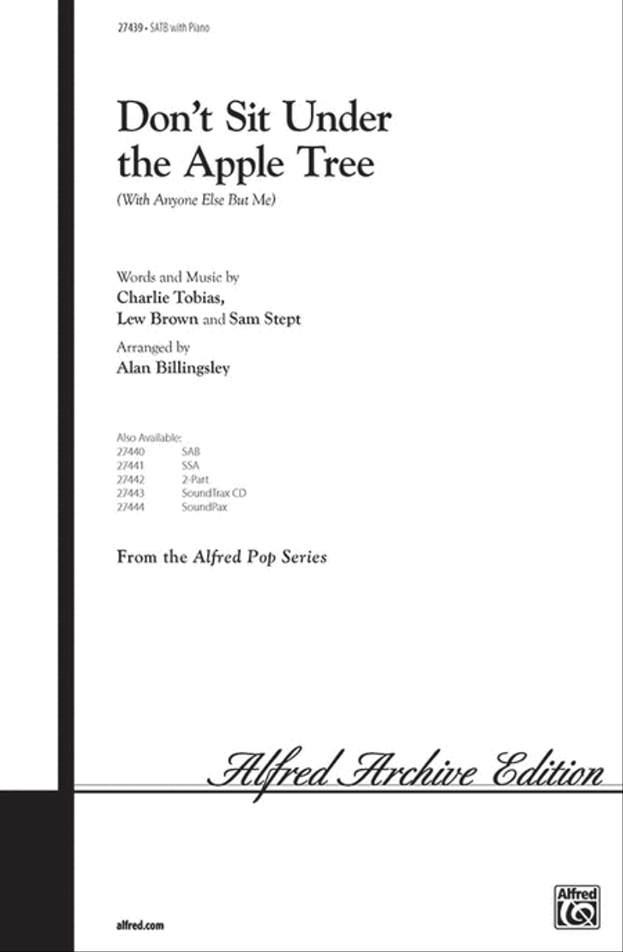 Don't Sit Under the Apple Tree 4-Part scores gallery preview page 1