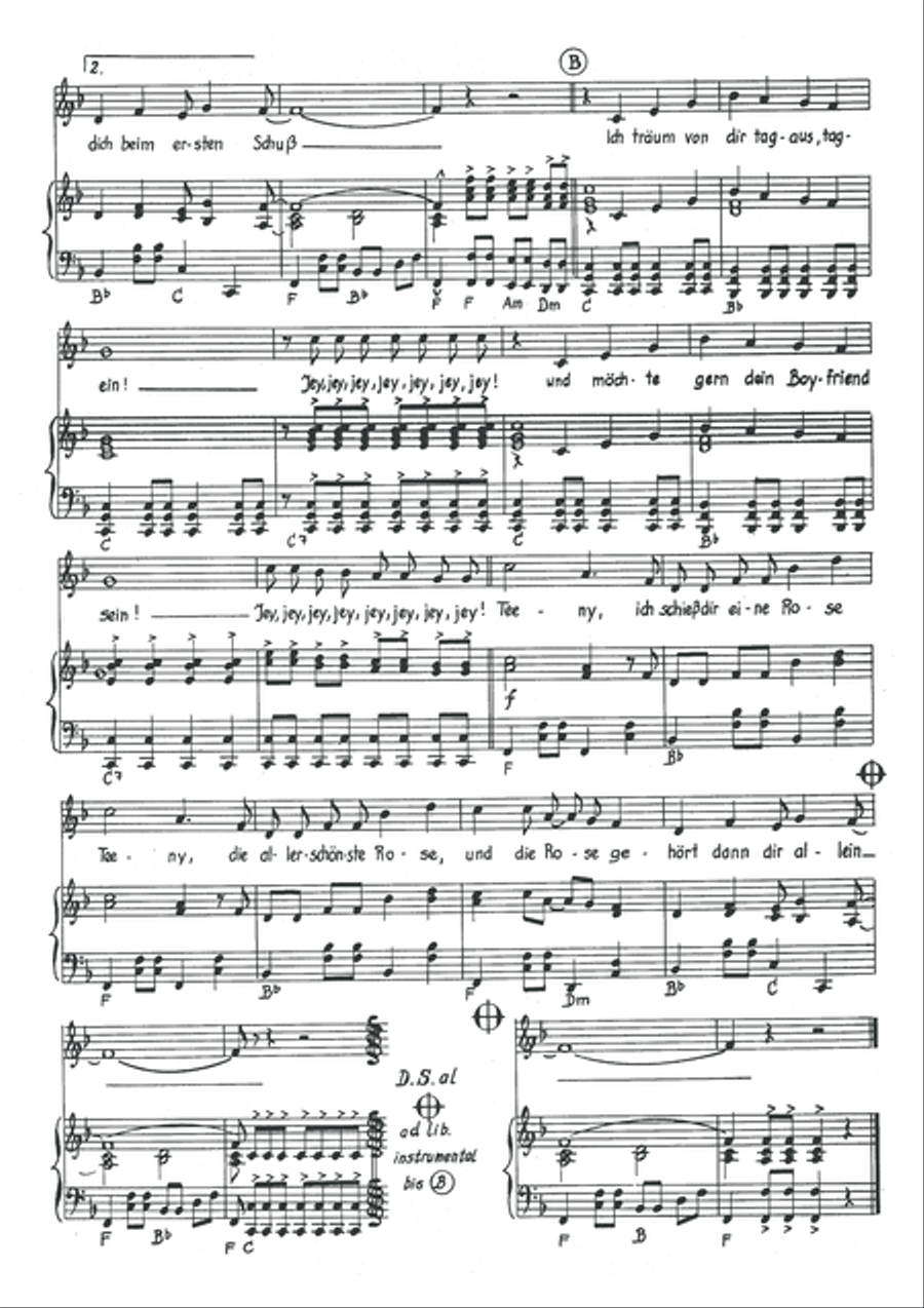 Teeny Teeny Piano, Vocal scores gallery preview page 4