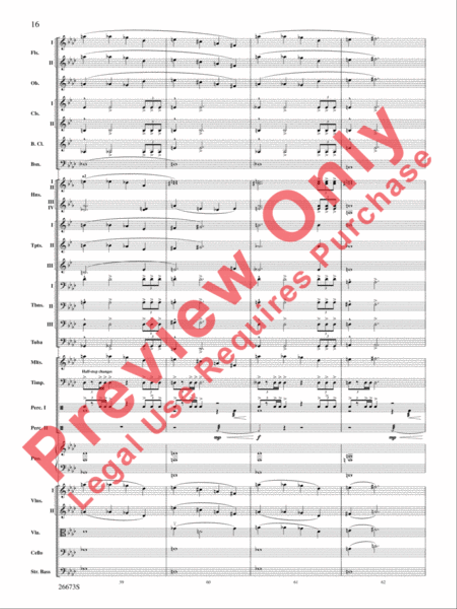 Superman Returns, Concert Selections from Full Orchestra scores gallery preview page 17