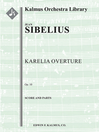 Book cover for Karelia Overture, Op. 10