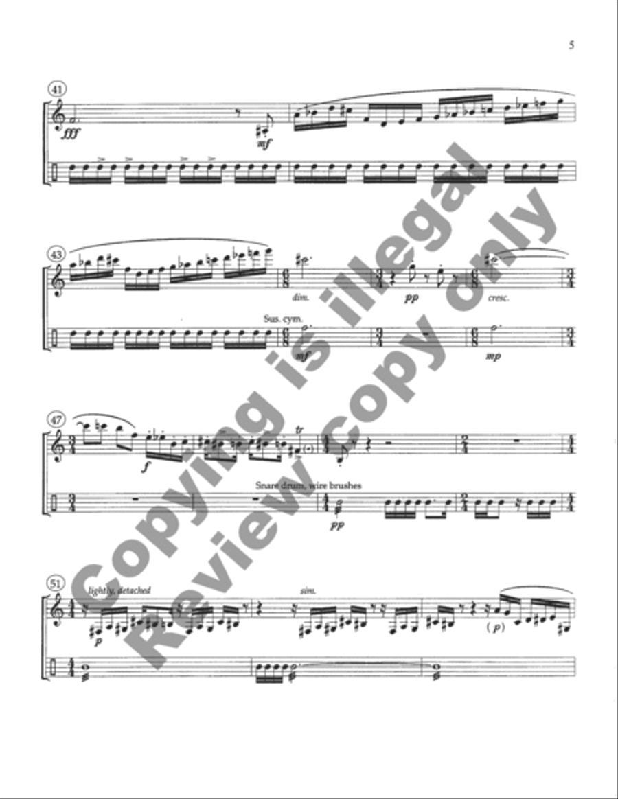 Corker Clarinet scores gallery preview page 5
