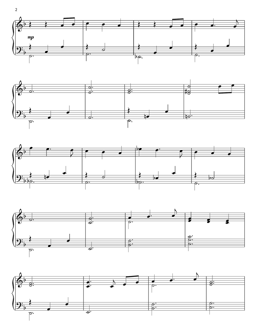 To Touch The Sky Piano Solo scores gallery preview page 2