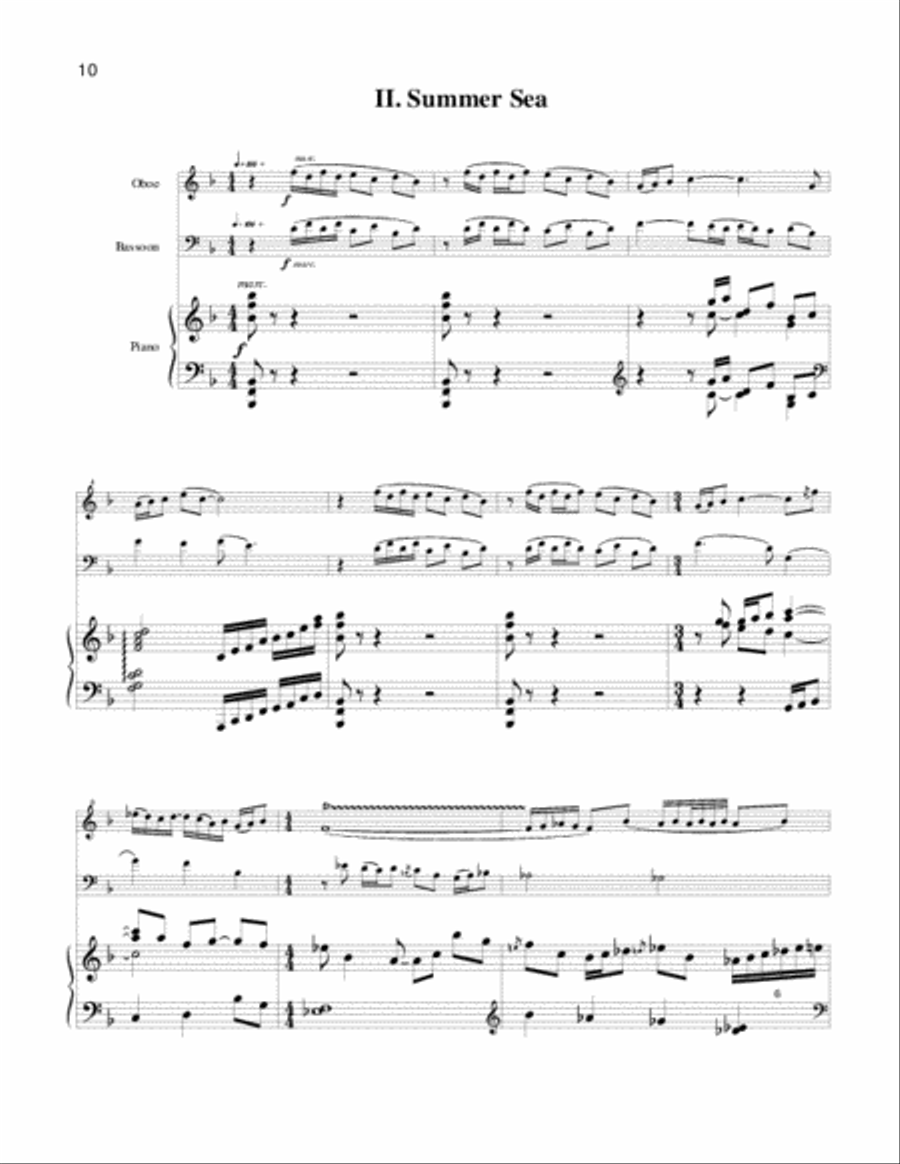 Contrasts in Blue Contrasts in Blue English Horn scores gallery preview page 3