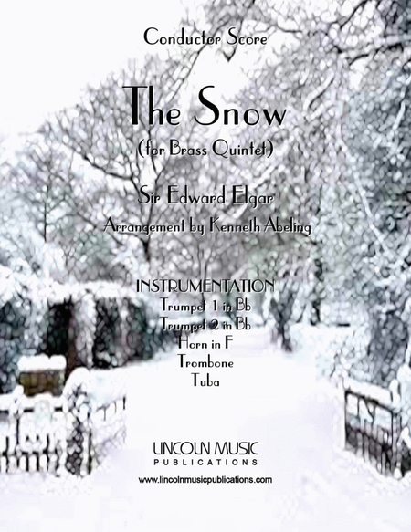 The Snow, Op. 26, No. 1 (for Brass Quintet) image number null