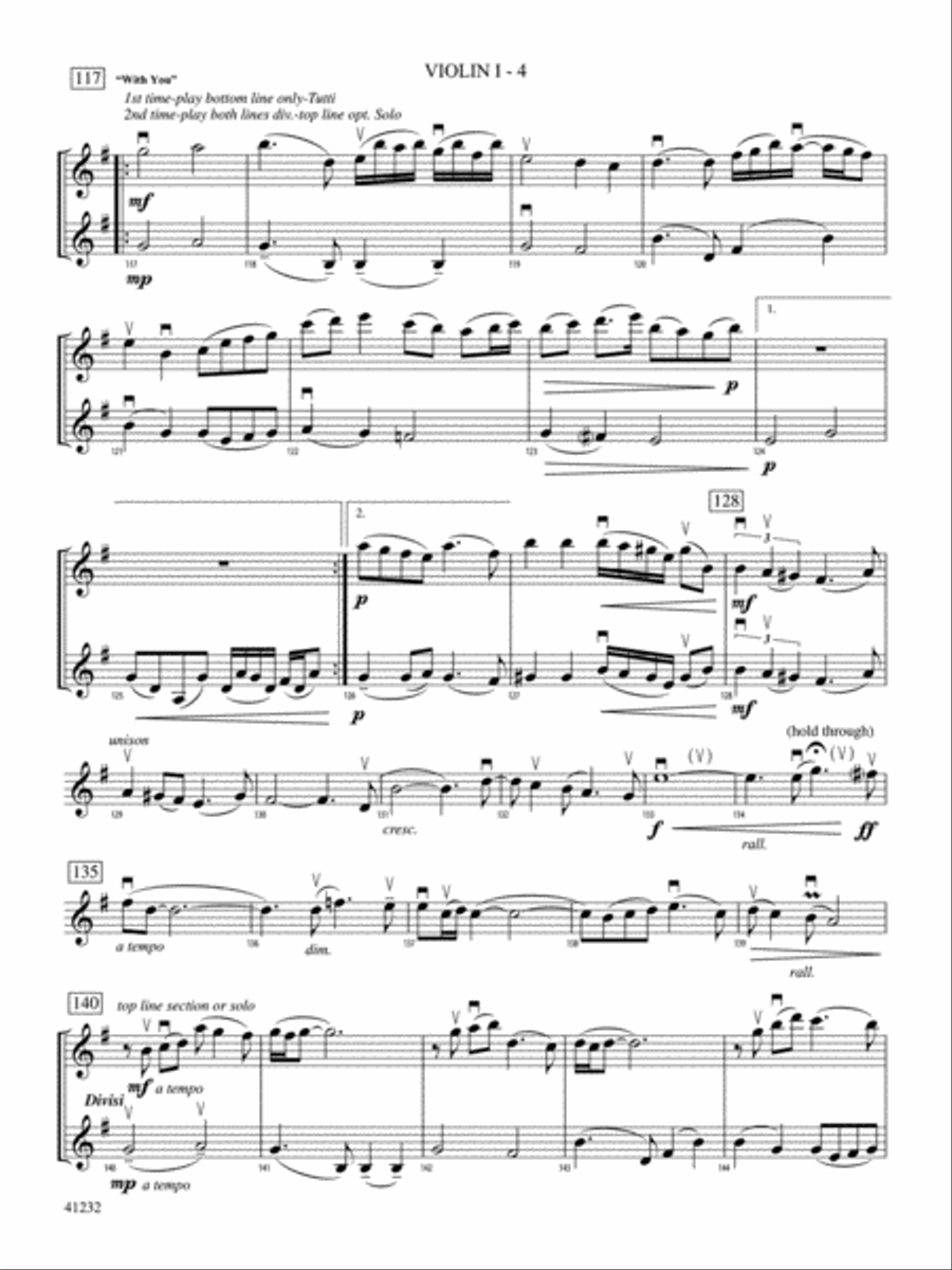 Pippin: 1st Violin String Orchestra scores gallery preview page 4