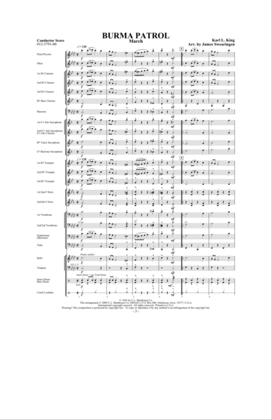 Burma Patrol Concert Band scores gallery preview page 2