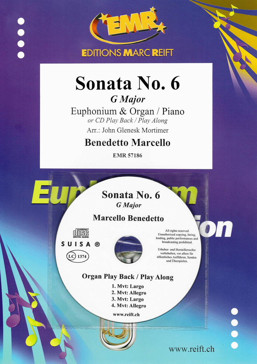 Sonata No. 6 Sonata No. 6 Euphonium scores gallery preview page 1