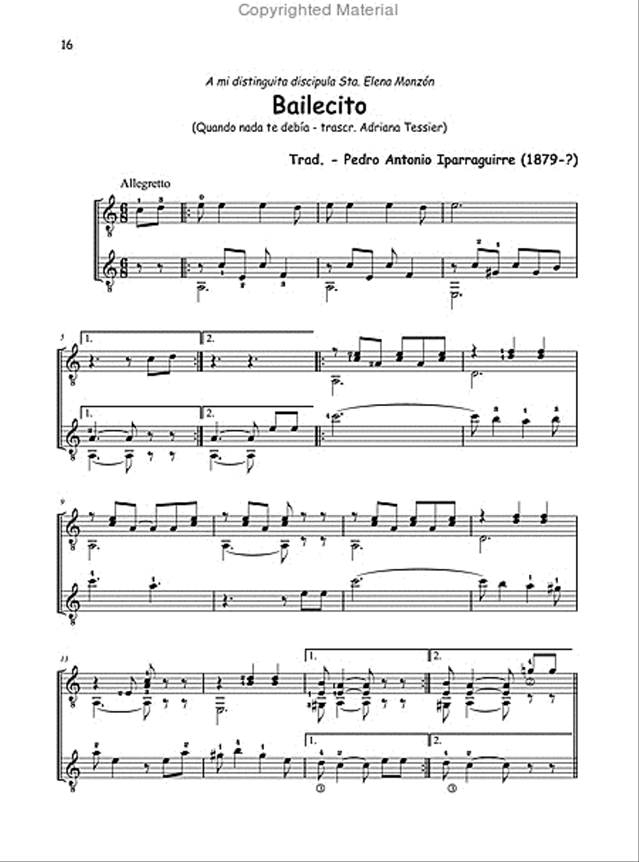 Antologia Extraeuropea (Livello 3) Acoustic Guitar scores gallery preview page 4