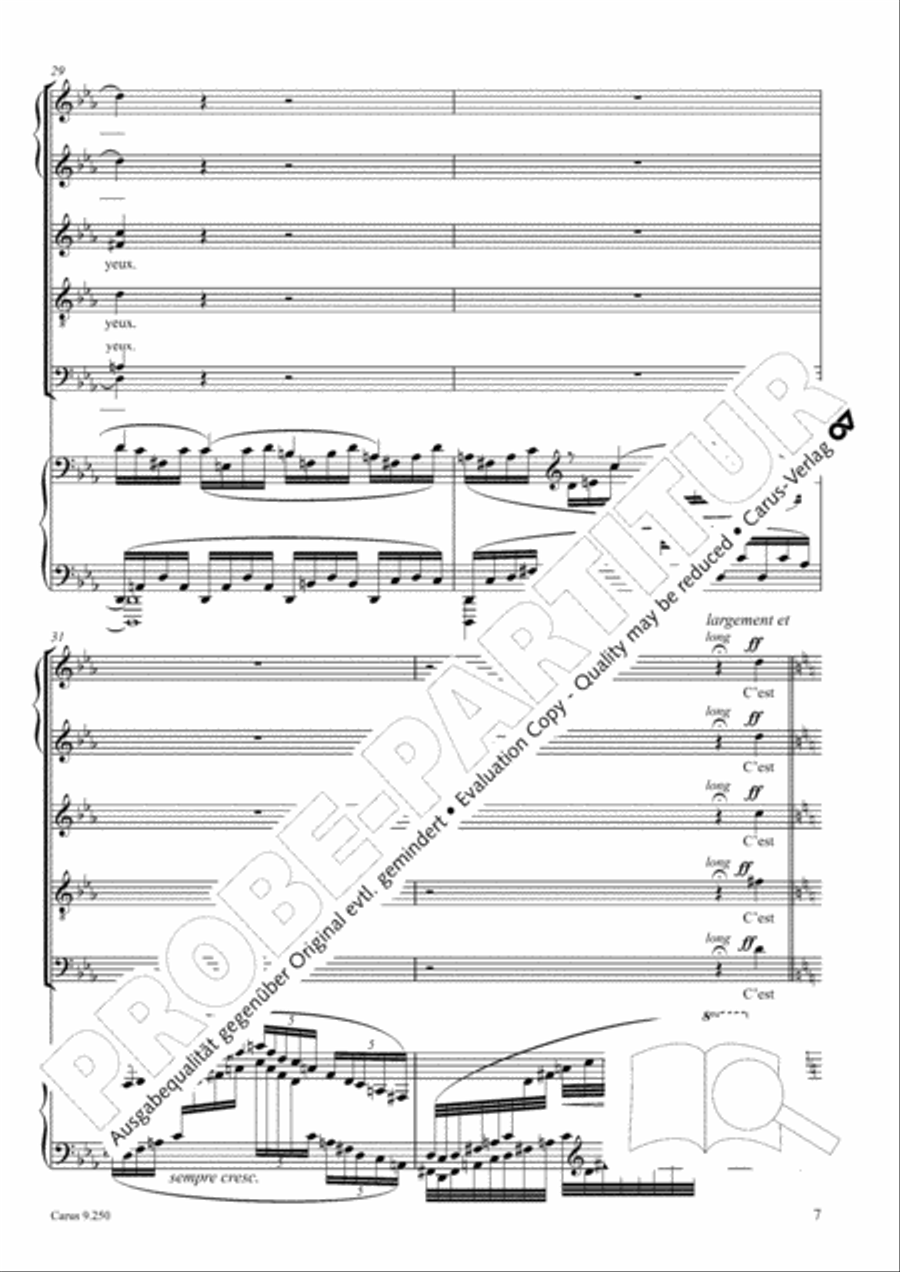 La vie anterieure SSATB scores gallery preview page 8