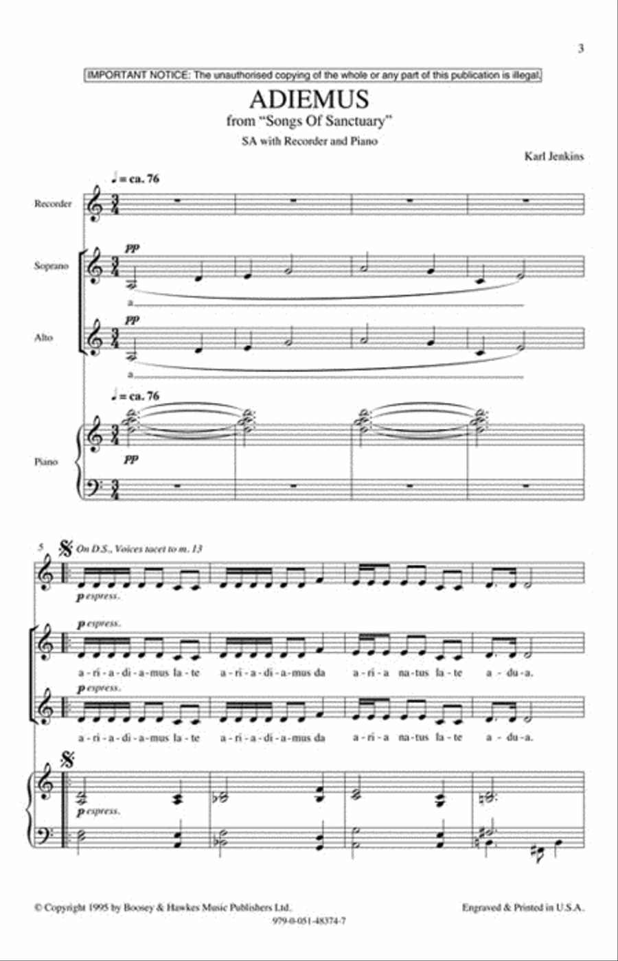 Adiemus SA scores gallery preview page 2