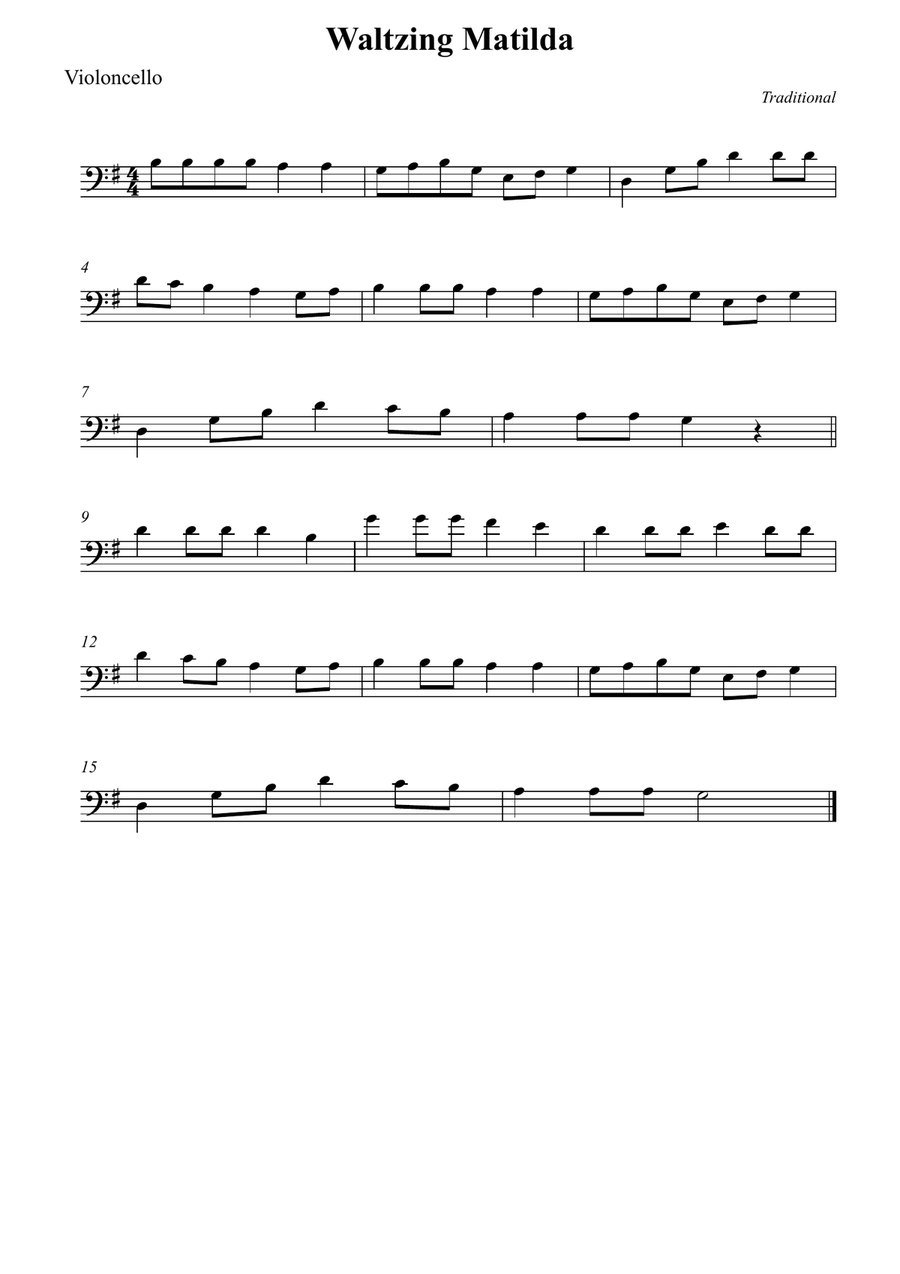 Waltzing Matilda