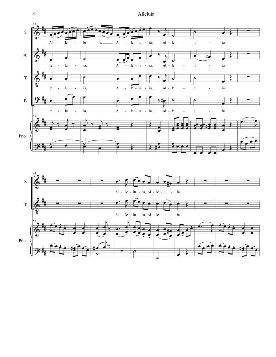 Alleluia (from 