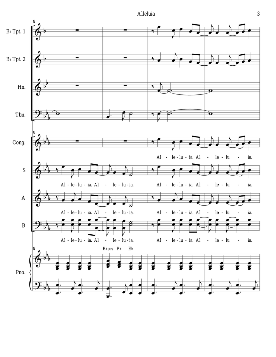 Alleluia (from 