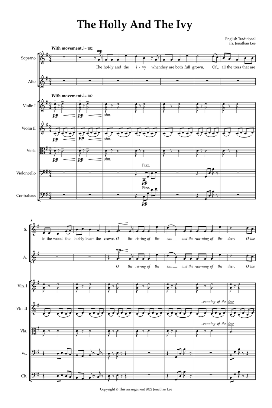 The Holly And The Ivy Choir scores gallery preview page 2