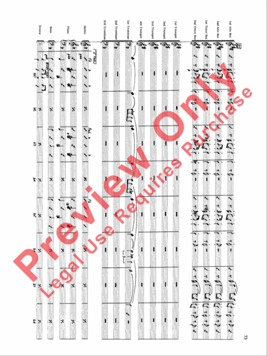 Original Big Band Sounds Big Band scores gallery preview page 74